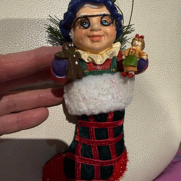 Festive Holiday Stocking Ornaments Set - Picture 5 of 7